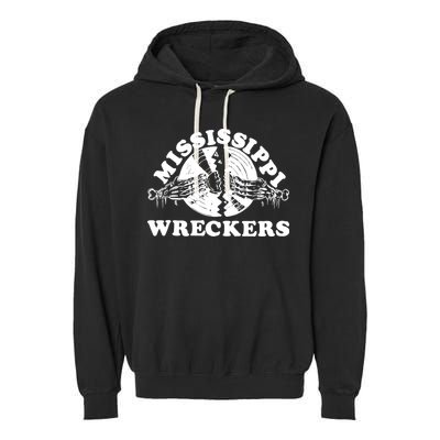 Mississippi Wreckers Garment-Dyed Fleece Hoodie