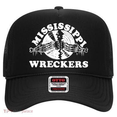 Mississippi Wreckers High Crown Mesh Back Trucker Hat