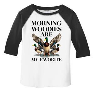 Morning Woody My Favorite Duck Hunting Funny Hunter Toddler Fine Jersey T-Shirt