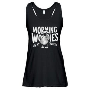 Morning Woody My Favorite Duck Hunting Funny Hunter Ladies Essential Flowy Tank