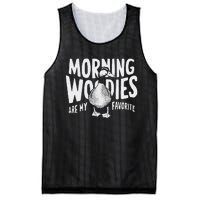 Morning Woody My Favorite Duck Hunting Funny Hunter Mesh Reversible Basketball Jersey Tank