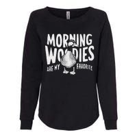 Morning Woody My Favorite Duck Hunting Funny Hunter Womens California Wash Sweatshirt