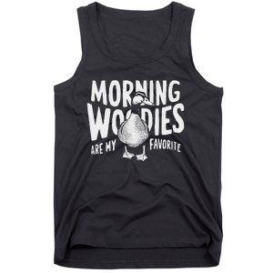 Morning Woody My Favorite Duck Hunting Funny Hunter Tank Top