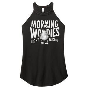 Morning Woody My Favorite Duck Hunting Funny Hunter Women's Perfect Tri Rocker Tank