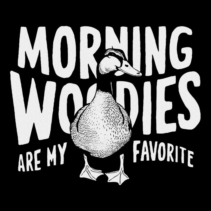 Morning Woody My Favorite Duck Hunting Funny Hunter Zip Tote Bag