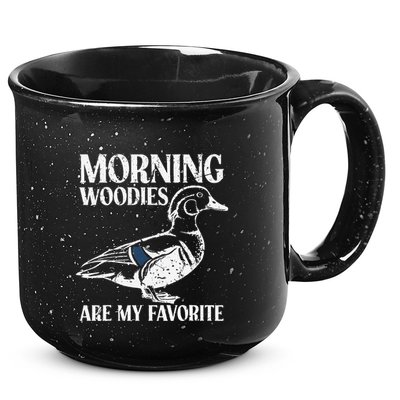 Morning Woody My Favorite Duck Hunting Funny Hunter 15oz Campfire Ceramic Mug