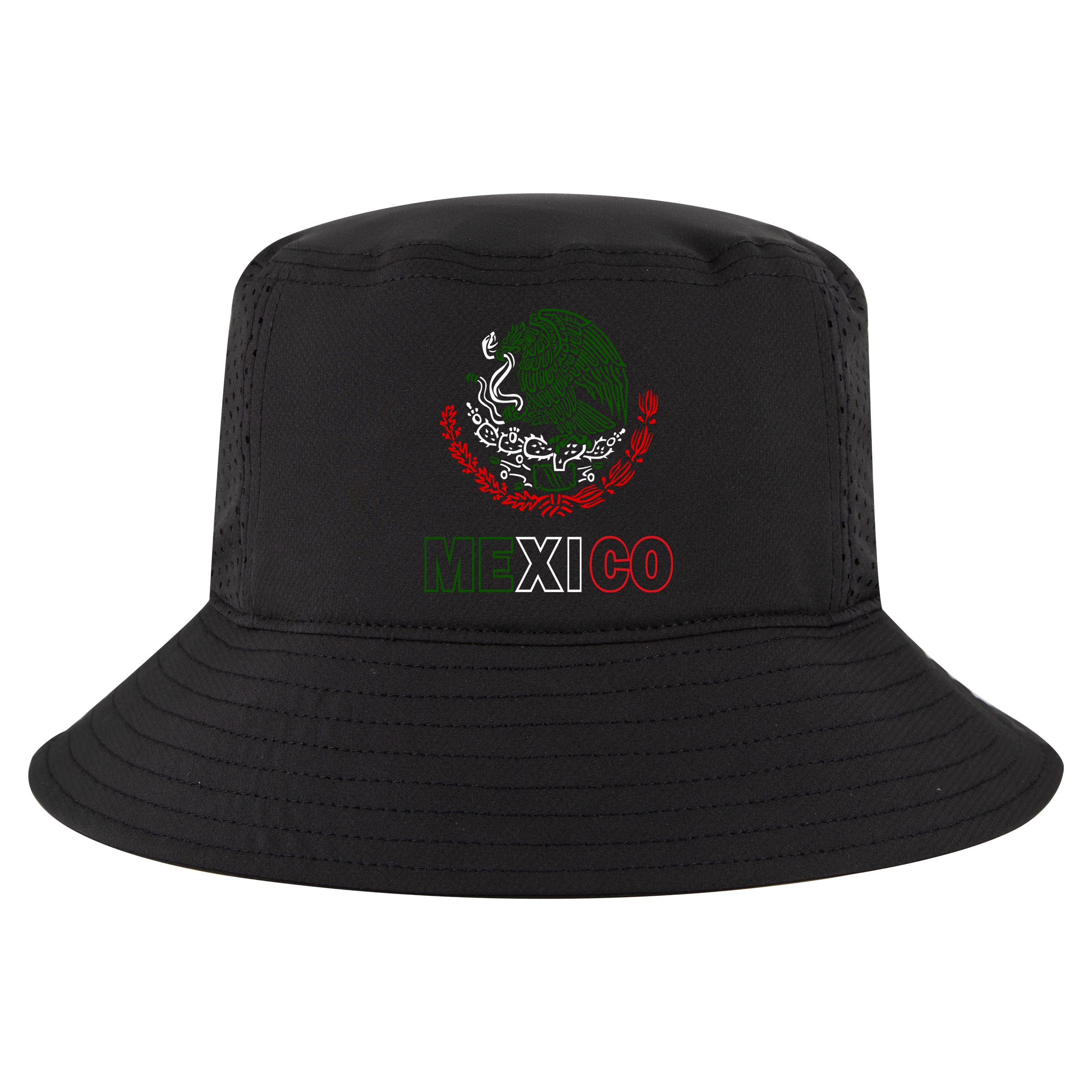 Mexico With Mexican Eagle From Flag Cool Comfort Performance Bucket Hat