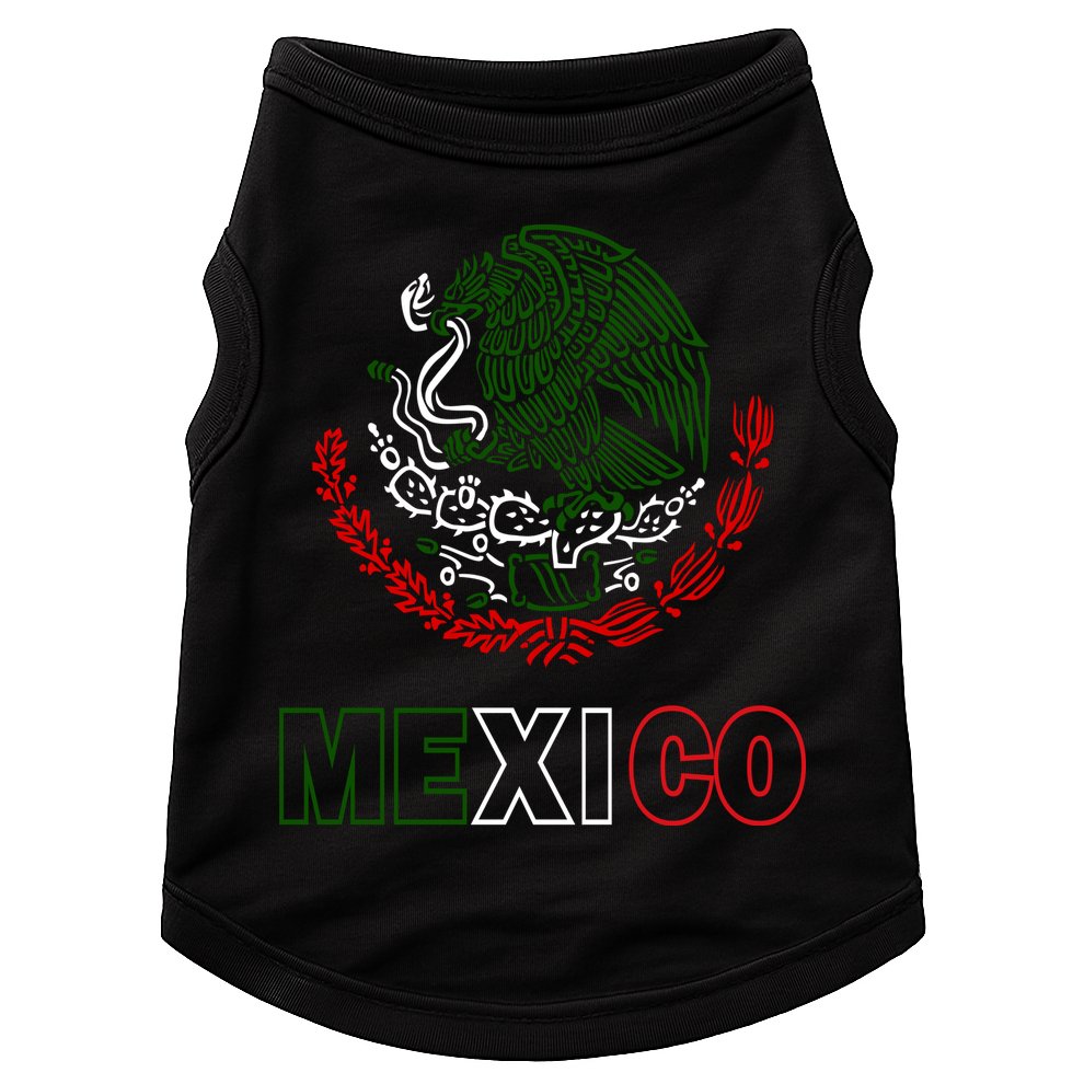 Mexico With Mexican Eagle From Flag Doggie Tank