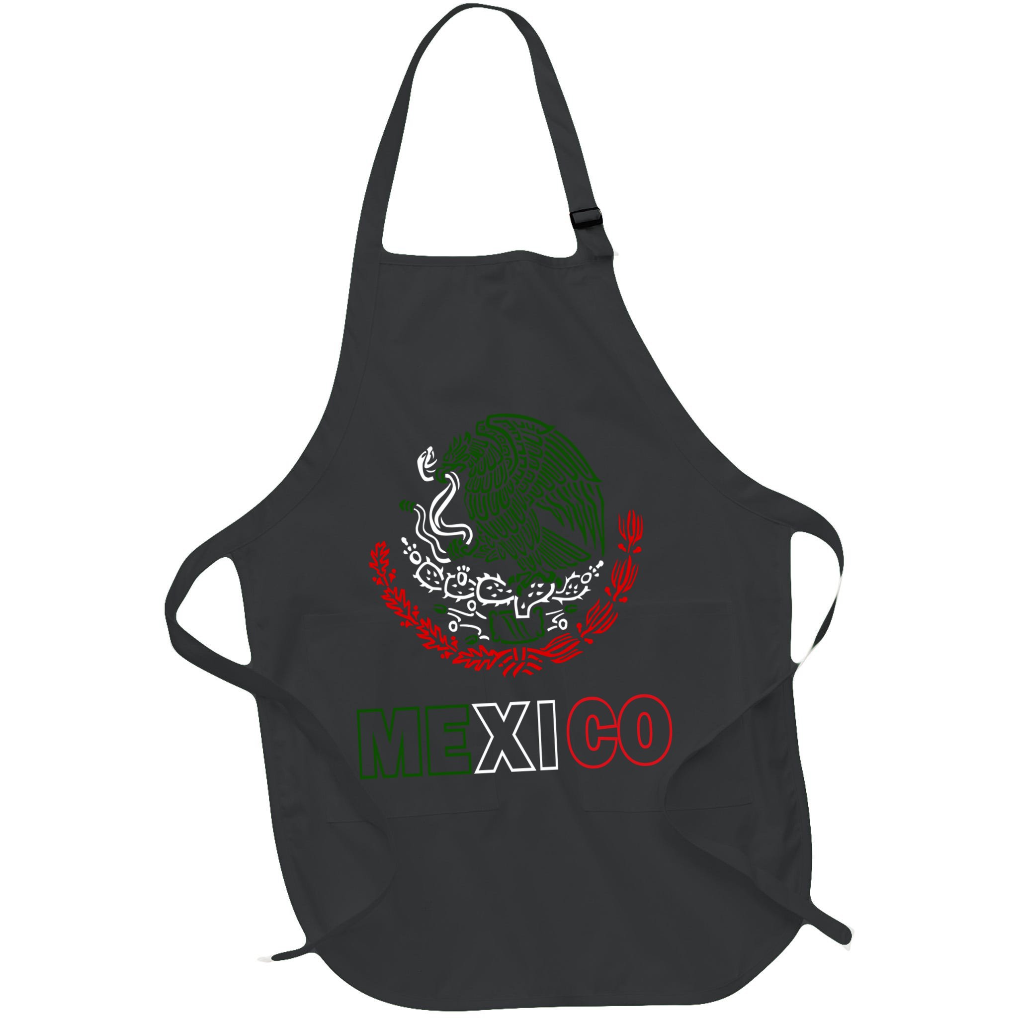 Mexico With Mexican Eagle From Flag Apron