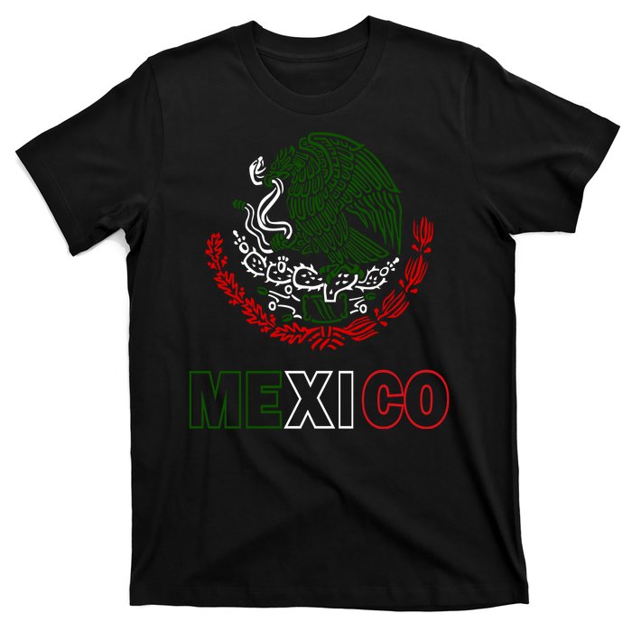 Mexico With Mexican Eagle From Flag T-Shirt