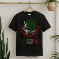 Mexico With Mexican Eagle From Flag T-Shirt