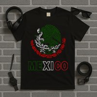 Mexico With Mexican Eagle From Flag T-Shirt