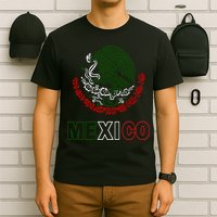 Mexico With Mexican Eagle From Flag T-Shirt