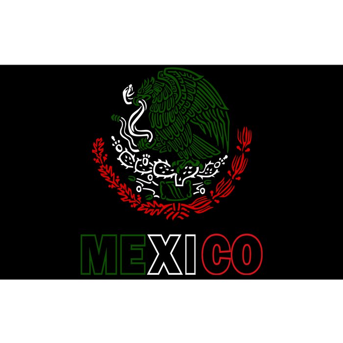 Mexico With Mexican Eagle From Flag Bumper Sticker