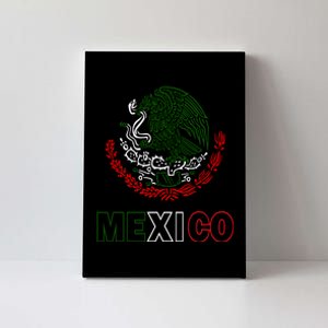 Mexico With Mexican Eagle From Flag Canvas