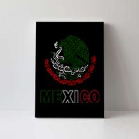 Mexico With Mexican Eagle From Flag Canvas