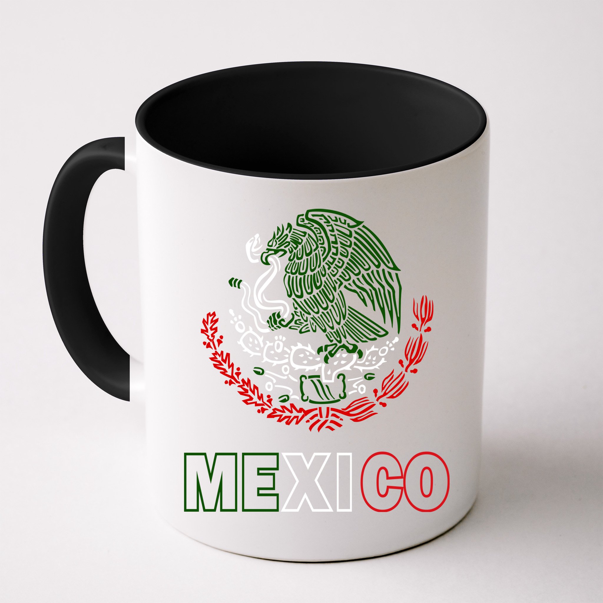 Mexico With Mexican Eagle From Flag Mug