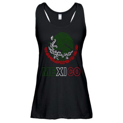 Mexico With Mexican Eagle From Flag Ladies Essential Flowy Tank