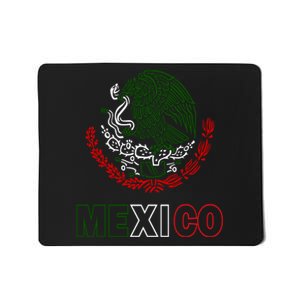 Mexico With Mexican Eagle From Flag Mousepad