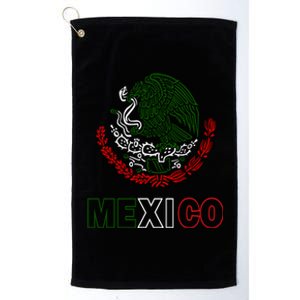 Mexico With Mexican Eagle From Flag Platinum Collection Golf Towel