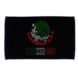 Mexico With Mexican Eagle From Flag Microfiber Hand Towel