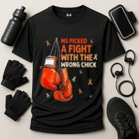 Ms Warrior Ms Picked A Fight Multiple Sclerosis Awareness Performance Shirt