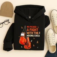 Ms Warrior Ms Picked A Fight Multiple Sclerosis Awareness Hoodie