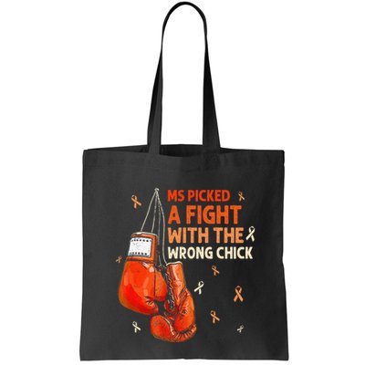 Ms Warrior Ms Picked A Fight Multiple Sclerosis Awareness Bag