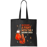 Ms Warrior Ms Picked A Fight Multiple Sclerosis Awareness Bag