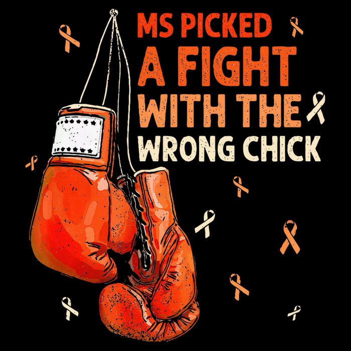 Ms Warrior Ms Picked A Fight Multiple Sclerosis Awareness Mousepad