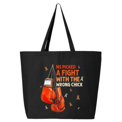 Ms Warrior Ms Picked A Fight Multiple Sclerosis Awareness 25L Jumbo Tote