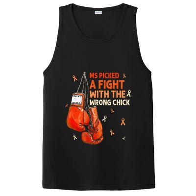 Ms Warrior Ms Picked A Fight Multiple Sclerosis Awareness PosiCharge Competitor Tank