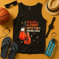 Ms Warrior Ms Picked A Fight Multiple Sclerosis Awareness Tank Top