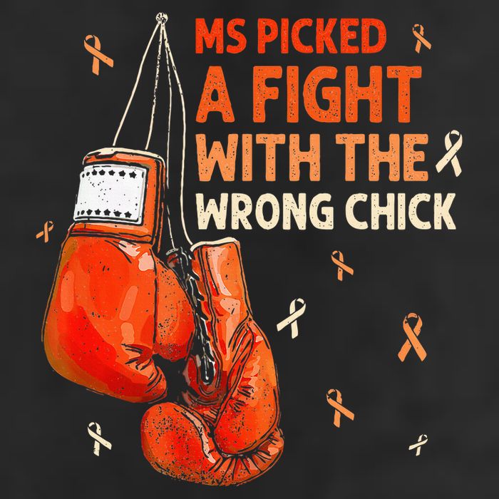 Ms Warrior Ms Picked A Fight Multiple Sclerosis Awareness Microfiber Hand Towel