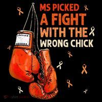 Ms Warrior Ms Picked A Fight Multiple Sclerosis Awareness Wool Snapback Cap