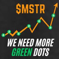 $Mstr We Need More Green Dots Microstrategy Bitcoin Cool Comfort Performance Bucket Hat