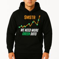 $Mstr We Need More Green Dots Microstrategy Bitcoin Hoodie