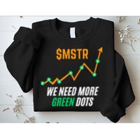 $Mstr We Need More Green Dots Microstrategy Bitcoin Sweatshirt