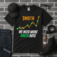 $Mstr We Need More Green Dots Microstrategy Bitcoin Tall T-Shirt