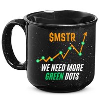 $Mstr We Need More Green Dots Microstrategy Bitcoin 15oz Campfire Ceramic Mug