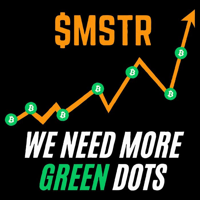 $Mstr We Need More Green Dots Microstrategy Bitcoin Drawstring Bag