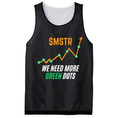$Mstr We Need More Green Dots Microstrategy Bitcoin Mesh Reversible Basketball Jersey Tank