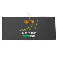 $Mstr We Need More Green Dots Microstrategy Bitcoin Large Microfiber Waffle Golf Towel