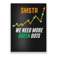 $Mstr We Need More Green Dots Microstrategy Bitcoin Poster