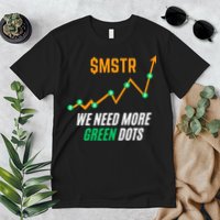 $Mstr We Need More Green Dots Microstrategy Bitcoin Premium T-Shirt