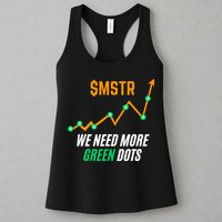 $Mstr We Need More Green Dots Microstrategy Bitcoin Womens Tank Top