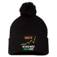 $Mstr We Need More Green Dots Microstrategy Bitcoin Pom Pom 12in Knit Beanie