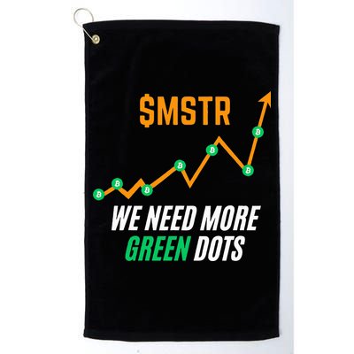 $Mstr We Need More Green Dots Microstrategy Bitcoin Golf Towel