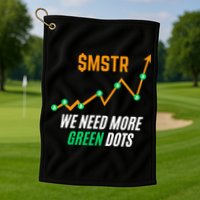 $Mstr We Need More Green Dots Microstrategy Bitcoin Golf Towel