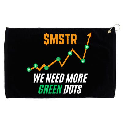 $Mstr We Need More Green Dots Microstrategy Bitcoin Grommeted Golf Towel